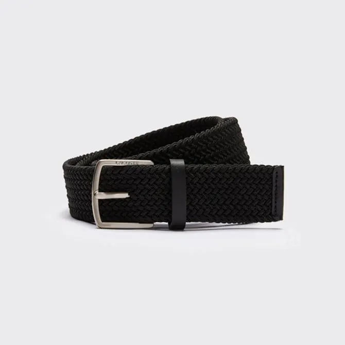 02389 Lacoste Engraved Buckle Stretch Knitted Belt