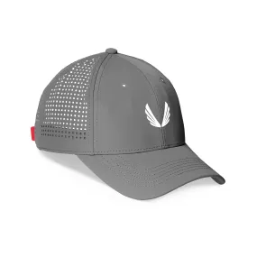 0818. Performance Sport Cap -  Grey/White "Wings"