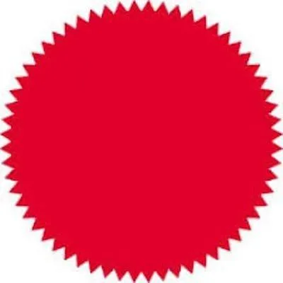 100 pcs Red Legal Seal- Big