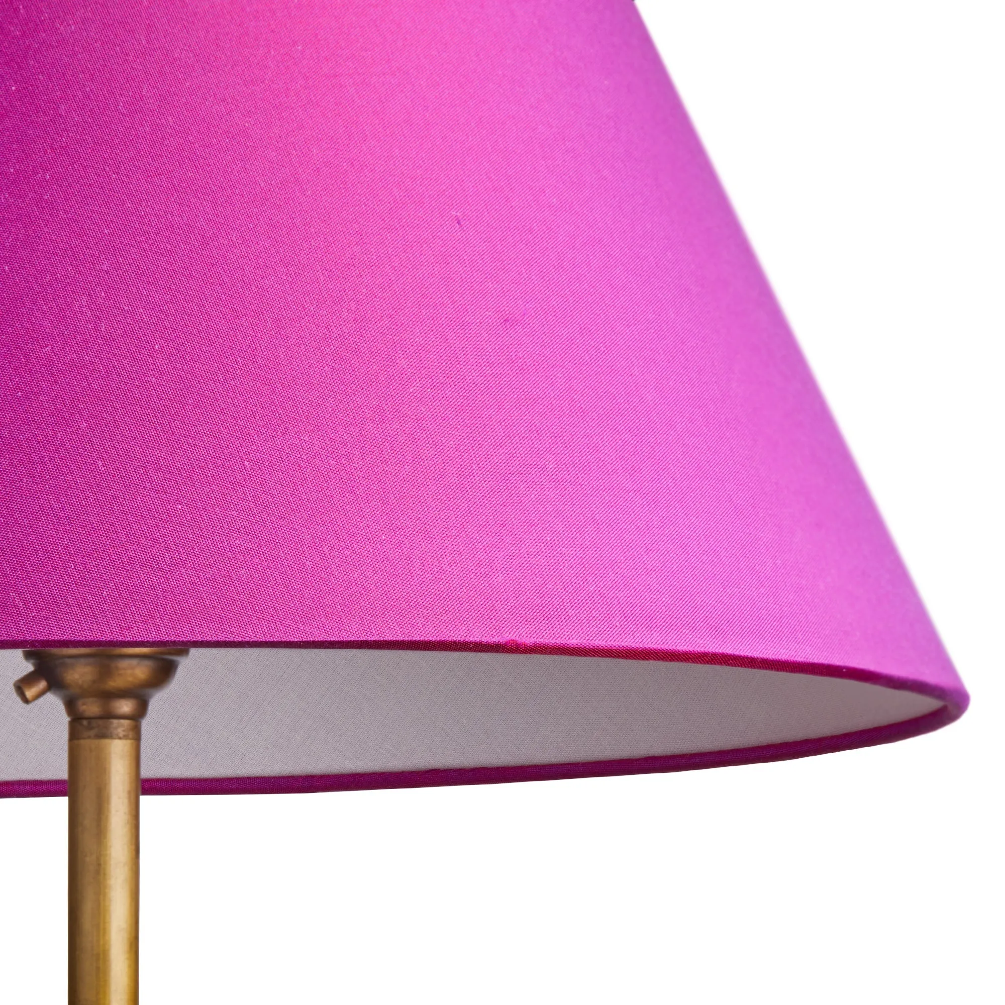 16cm empire shade in fuchsia dupion silk