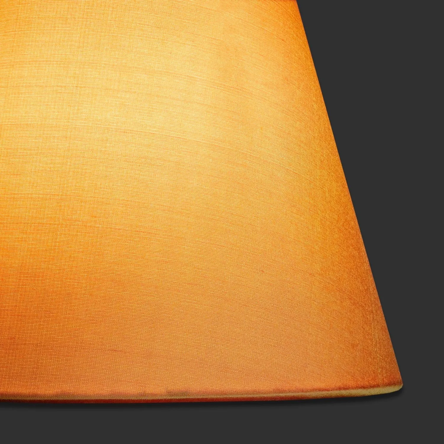 16cm empire shade in Saffron dupion silk