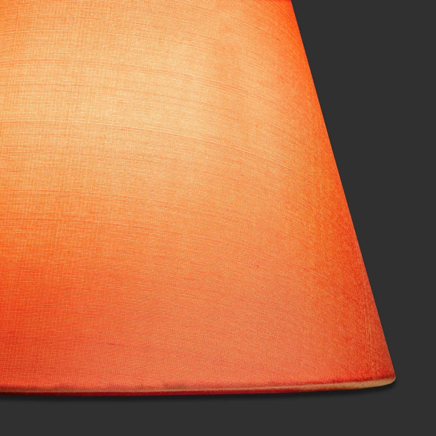 16cm empire shade in Saffron dupion silk