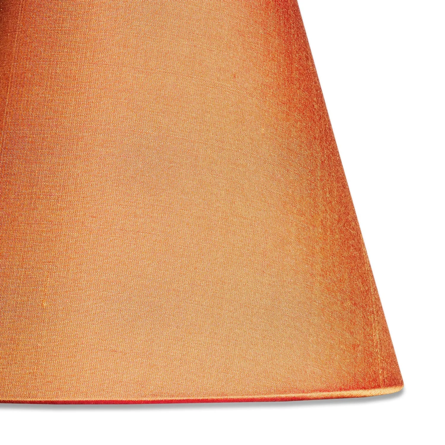 16cm empire shade in Saffron dupion silk