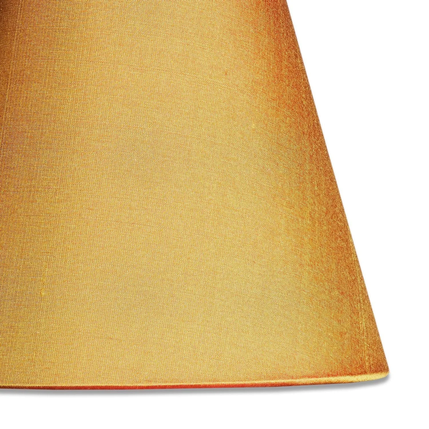 16cm empire shade in Saffron dupion silk