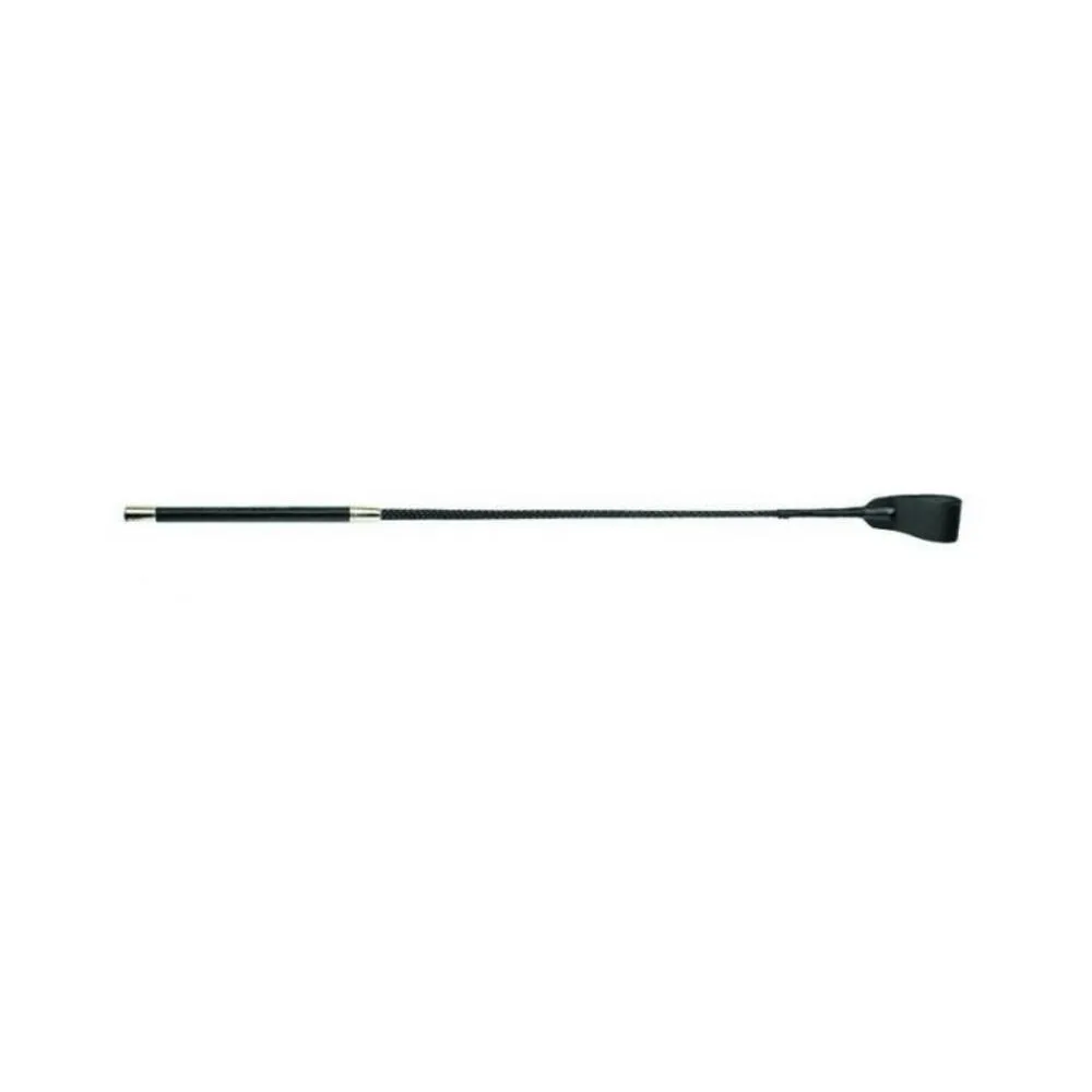 18 inches Medium Tip Riding Crop Black