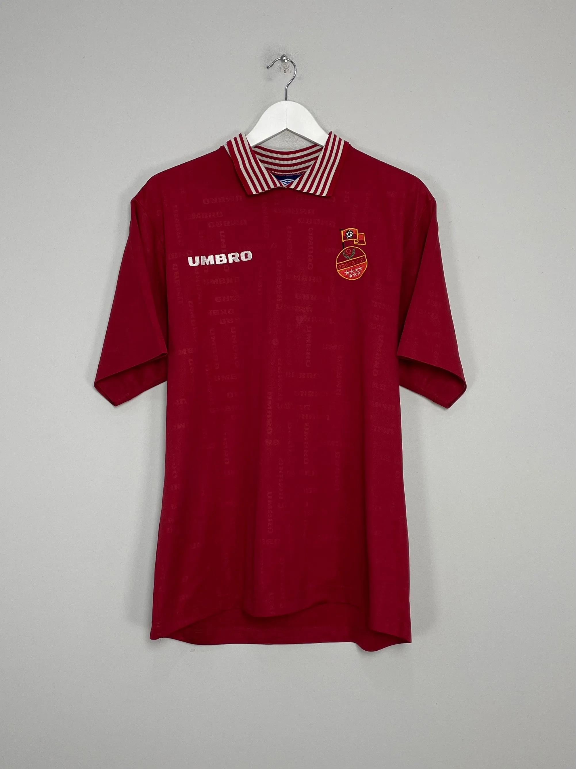 1992/93 OMEGA #16 HOME SHIRT (XL) UMBRO