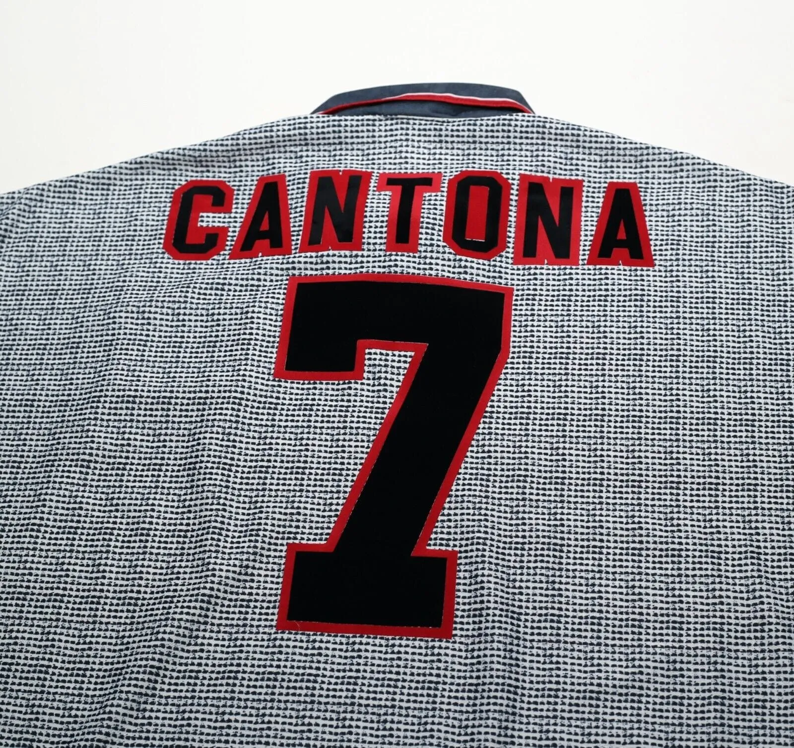 1995/96 CANTONA #7 Manchester United Vintage Umbro Away Football Shirt (XXL)