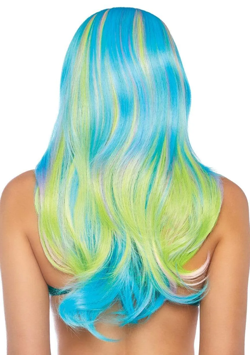 27" Mystic Hue Multi Color Wavy Long Wig