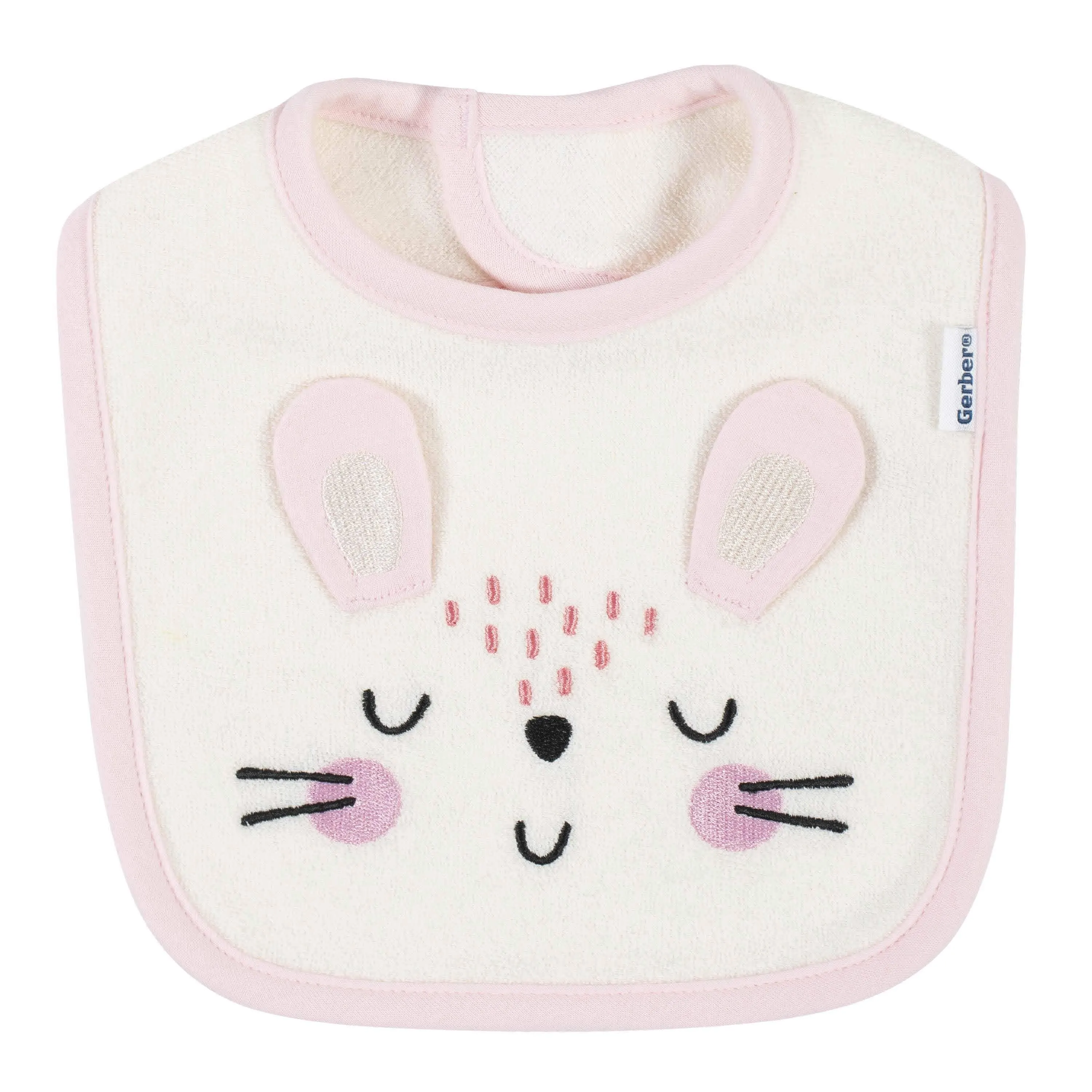 4-Pack Baby Girls Bunny Ballerina Bibs