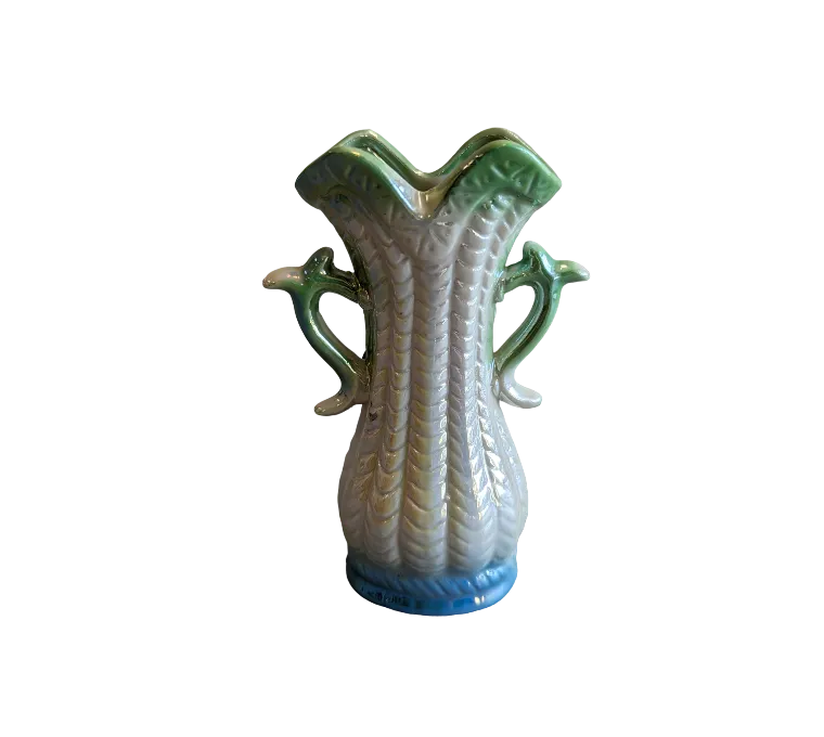 4.5" Blue   Green Decorative Vase