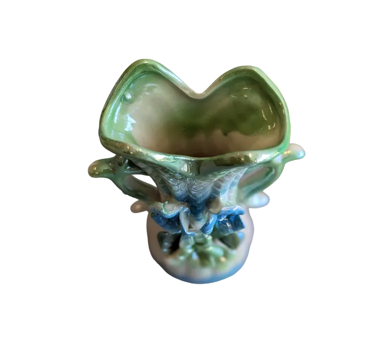 4.5" Blue   Green Decorative Vase