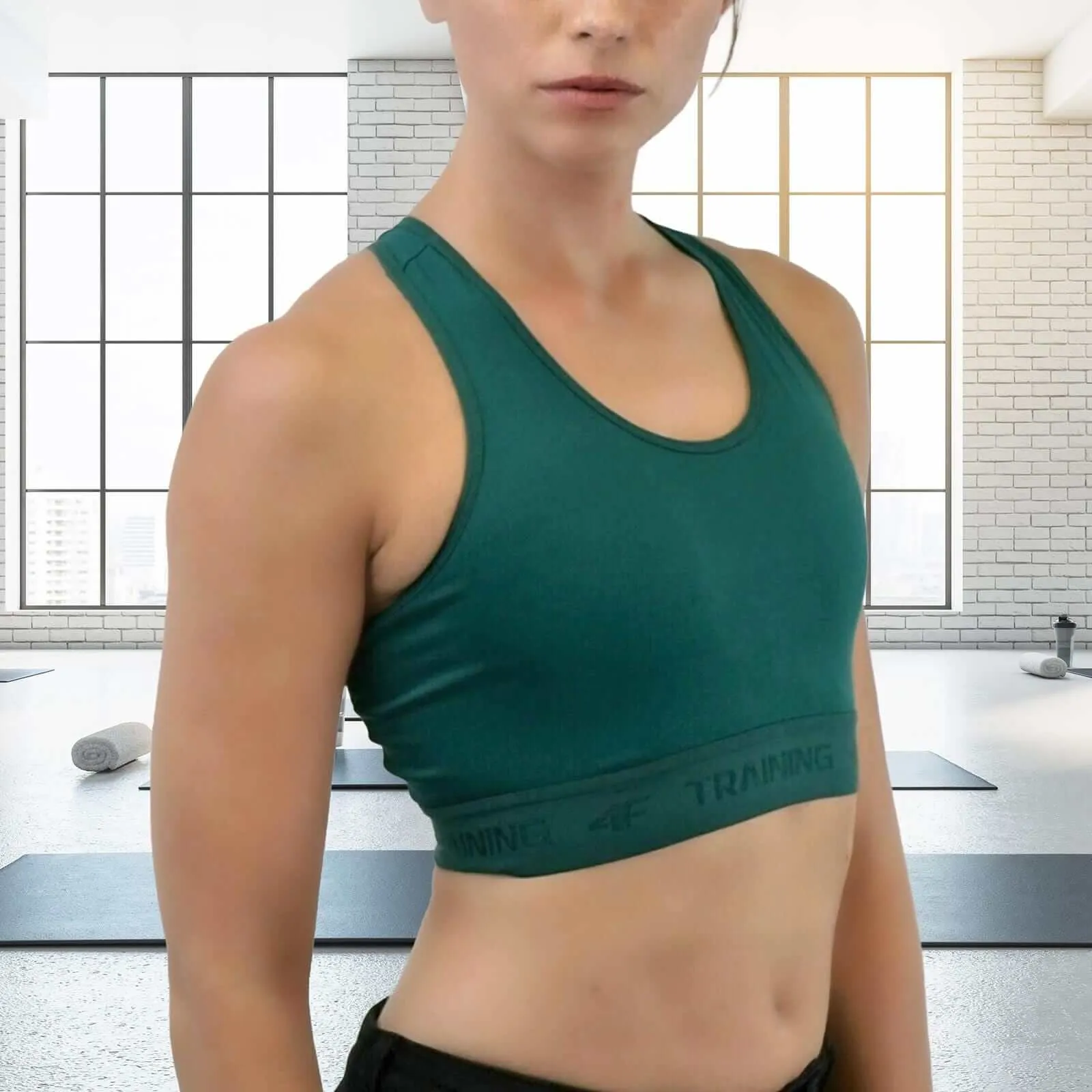 4F Semi Padded Sports Performance Bra