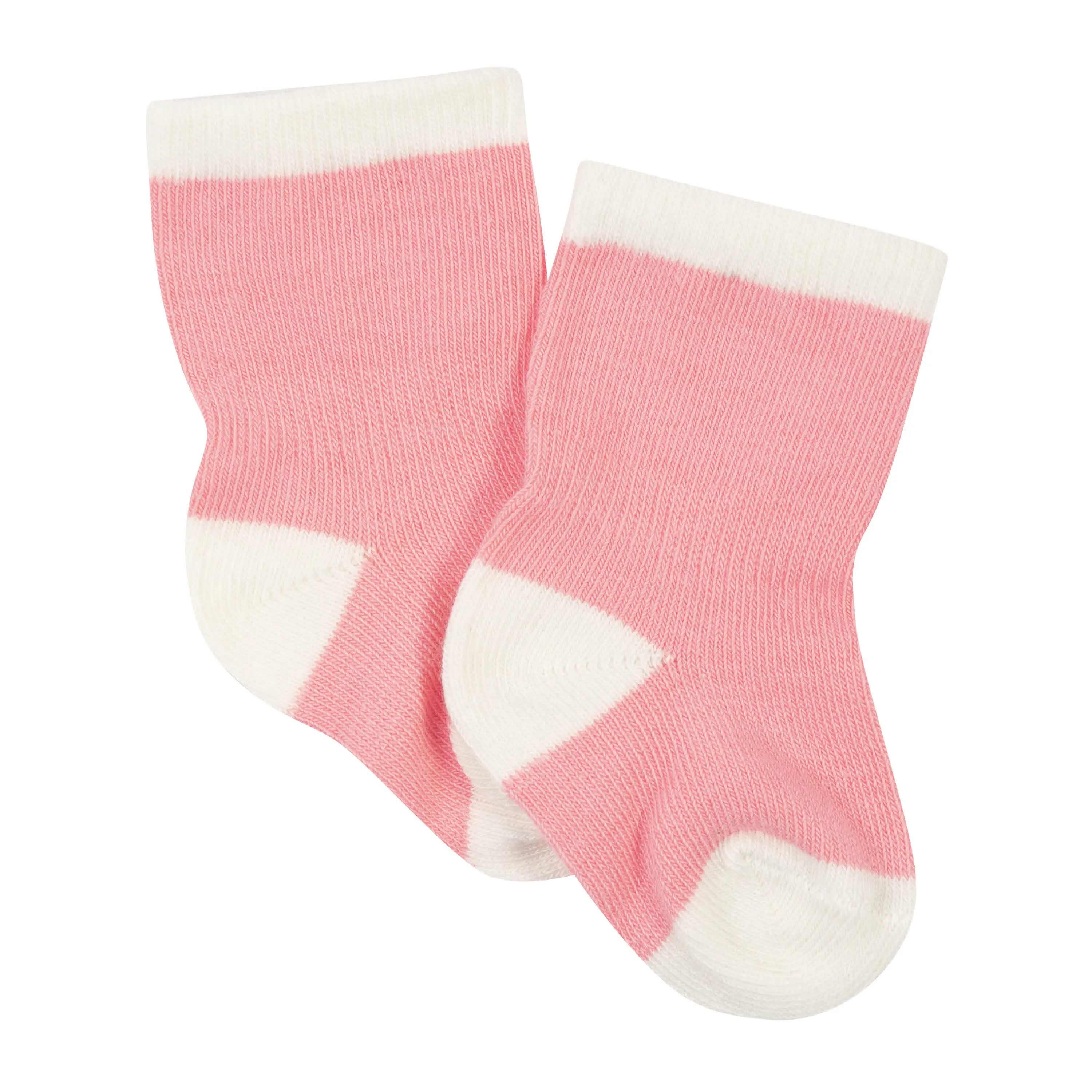 6-Pack Baby Girls Ballerina Wiggle Proof Socks