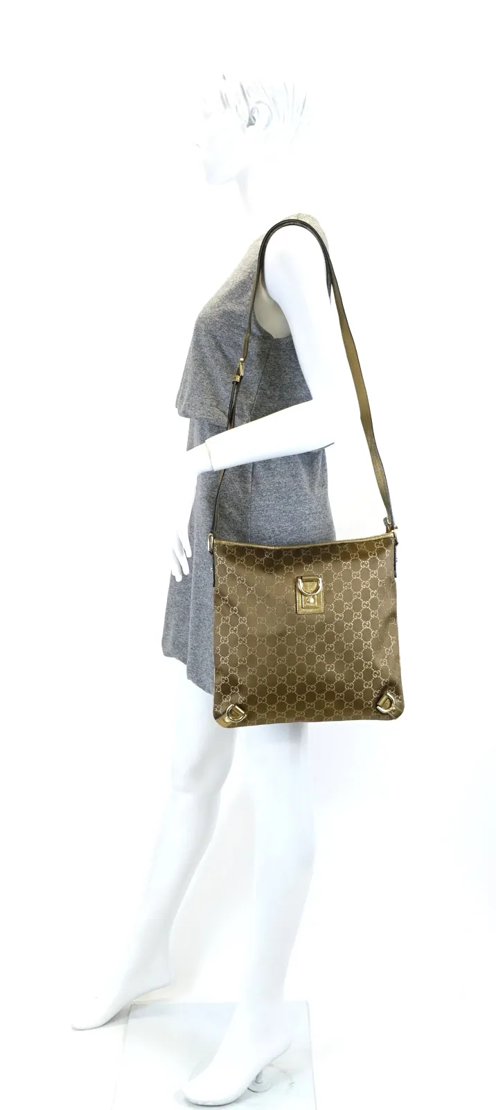 Abbey Monogram Nylon Crossbody Bag