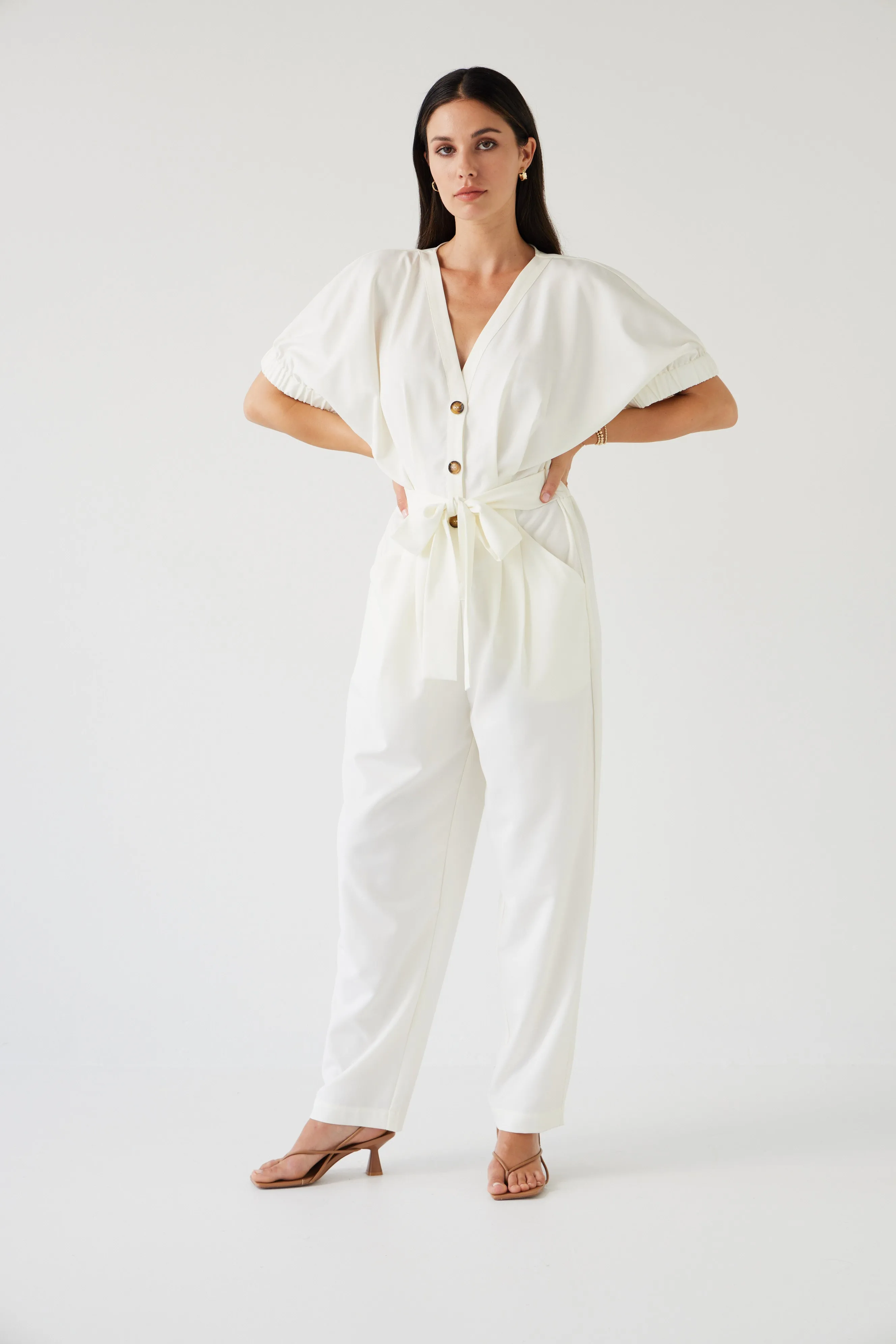 Ace Jumpsuit | Porcelain