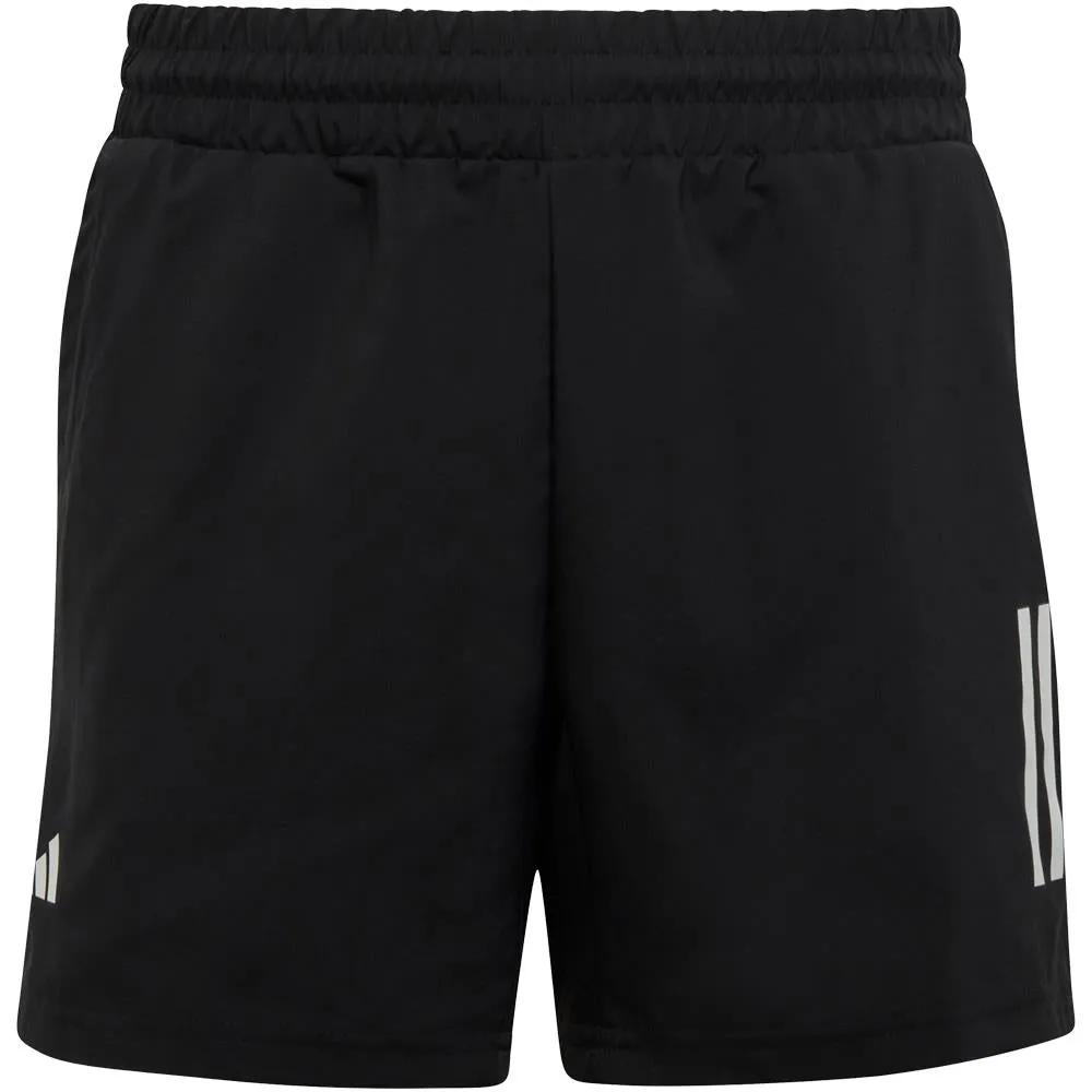 adidas Boys Club 3 Stripe Short - Black