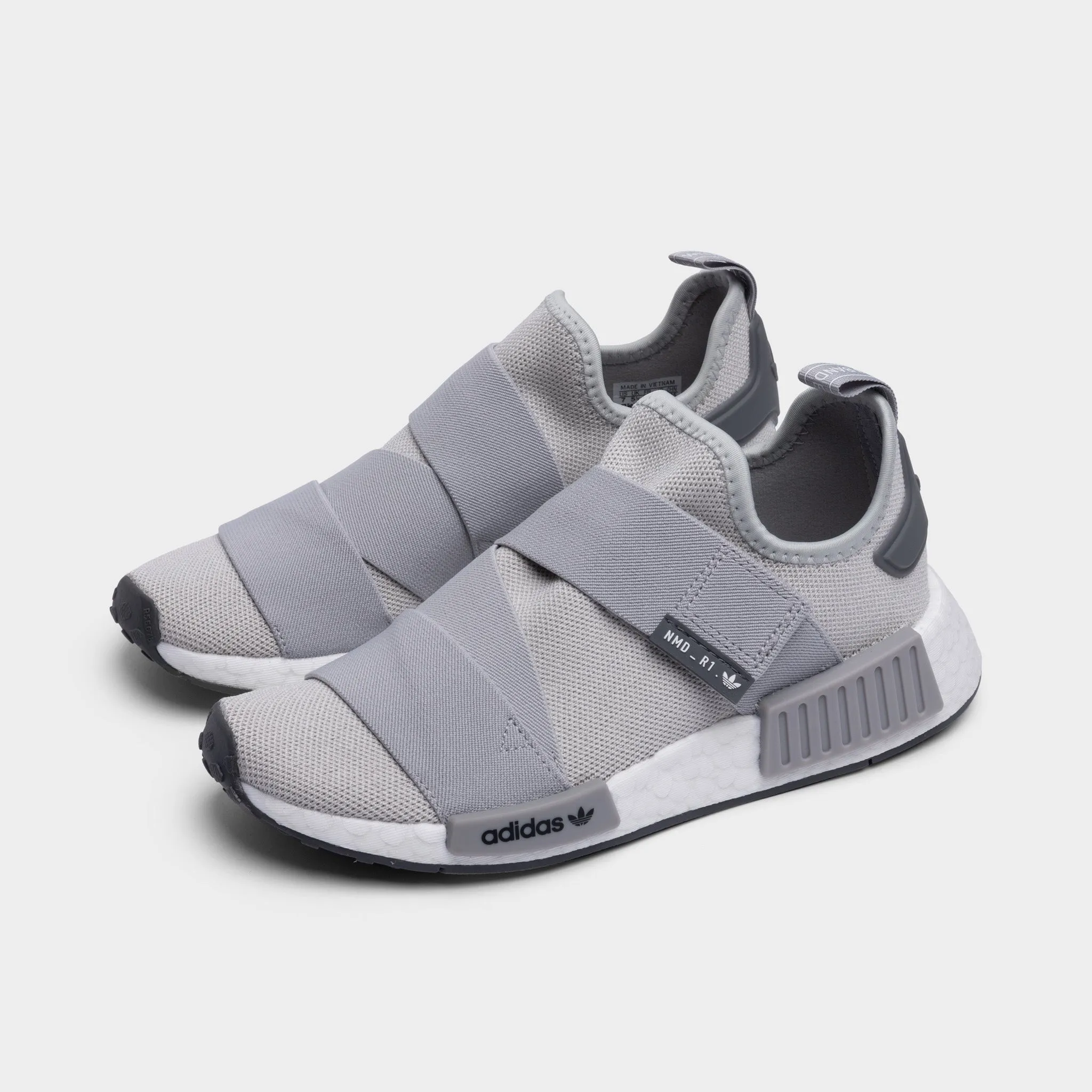 adidas Originals Women's NMD_R1 Strap Grey Two / Cloud White - Grey Five