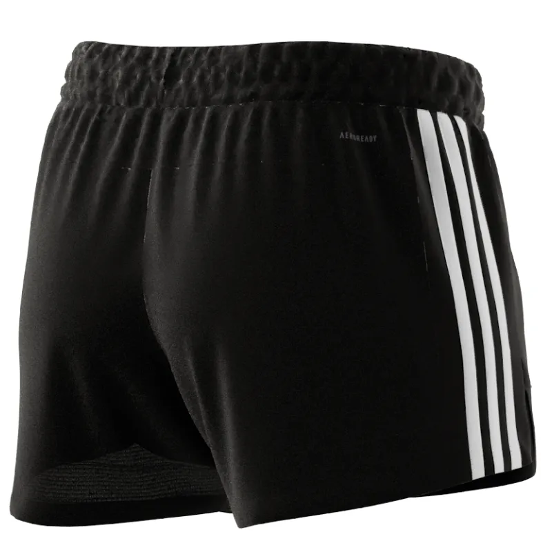 Adidas Pacer 3 Stripe Knit Short - Black/White