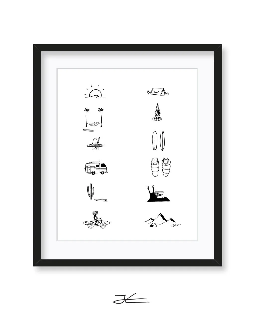 Adventure Icons Season 2 - Print/ Framed Print