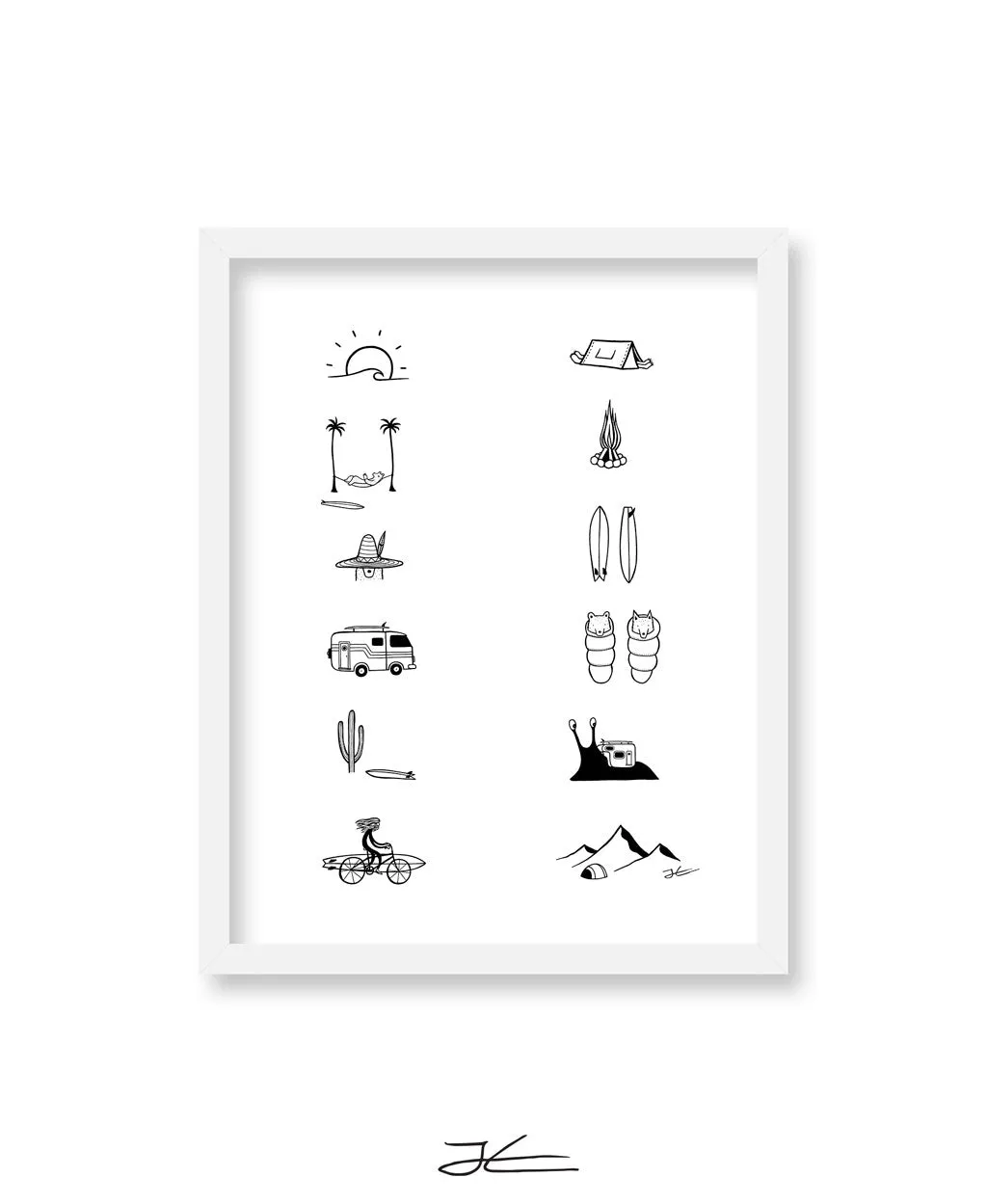 Adventure Icons Season 2 - Print/ Framed Print