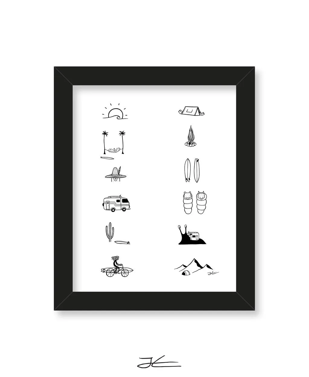 Adventure Icons Season 2 - Print/ Framed Print