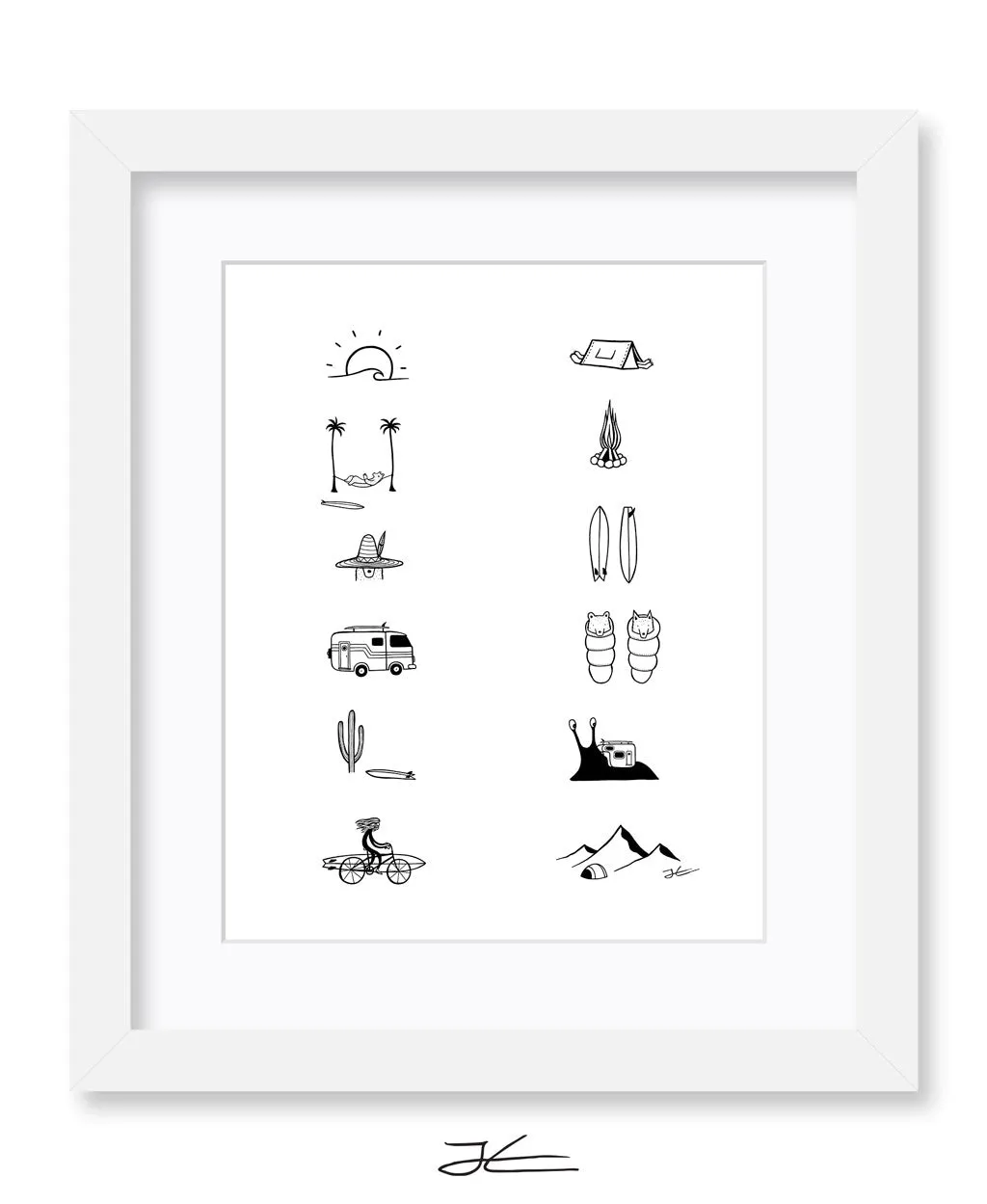 Adventure Icons Season 2 - Print/ Framed Print