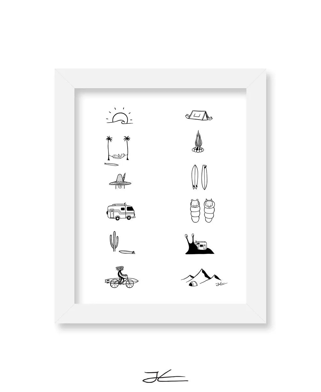 Adventure Icons Season 2 - Print/ Framed Print