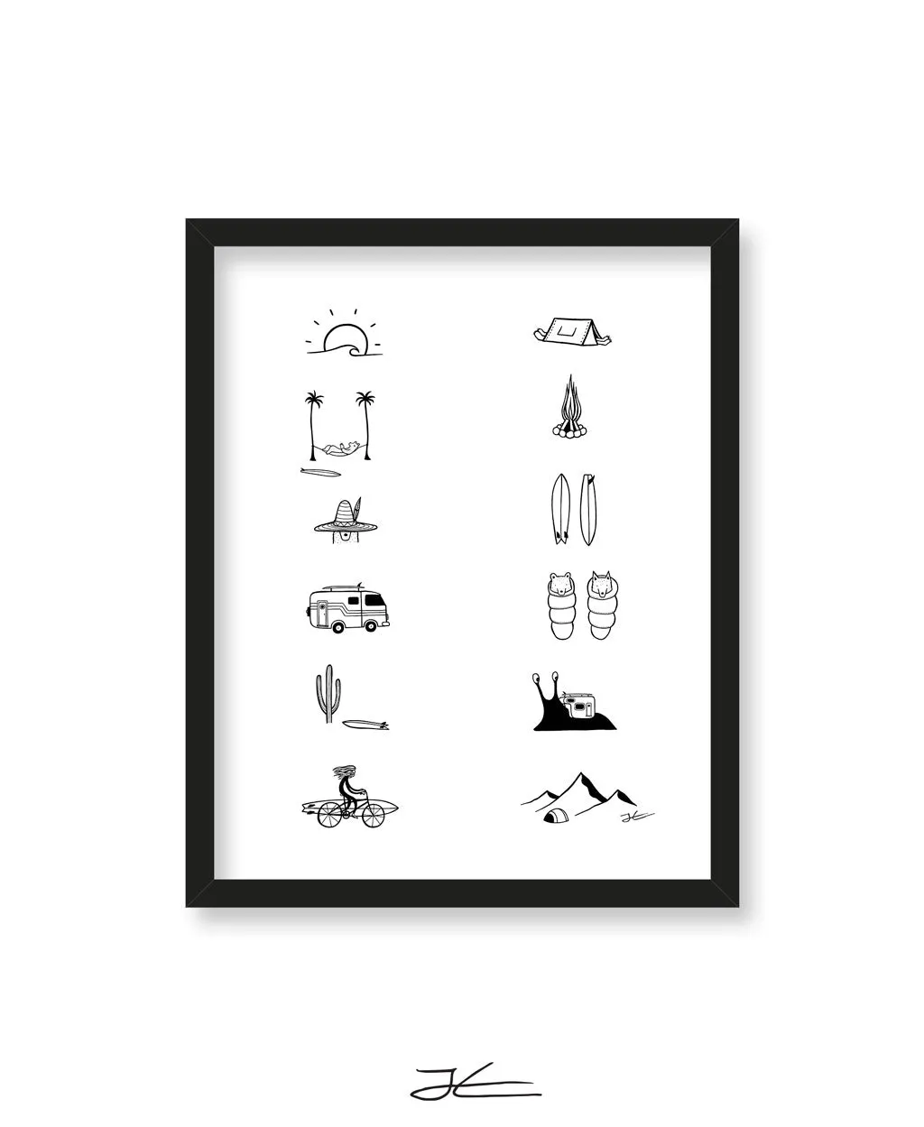 Adventure Icons Season 2 - Print/ Framed Print