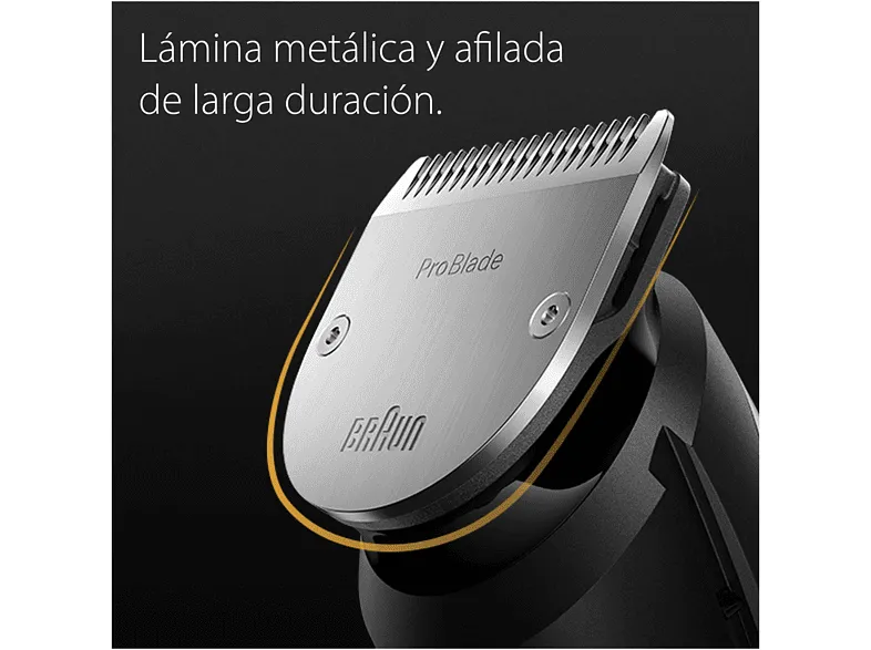 Afeitadora multifunción - Braun MGK7460 Series 7, Recortadora Todo En Uno, 12 Accesorios, 100 min autonomía