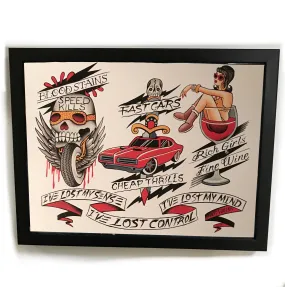 Agent Orange Tattoo Flash poster