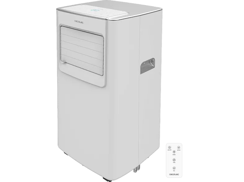 Aire acondicionado portátil - Cecotec ForceClima 7100 Soundless, 780 W, 1764 fg/h, 4 modos, 2 velocidades, Silencioso, Mando a distancia, Blanco