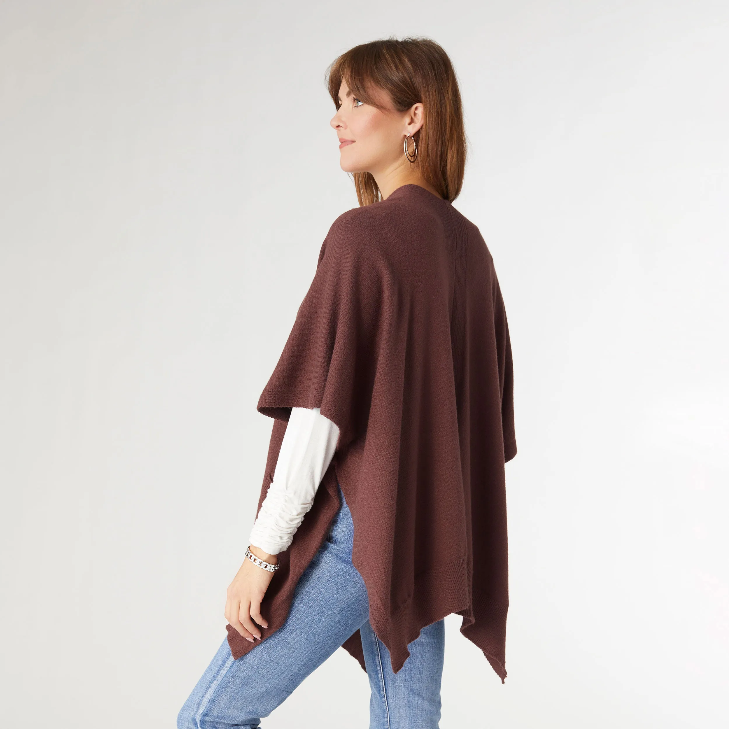 Alani Lightweight Cardigan with Pockets - Raisin