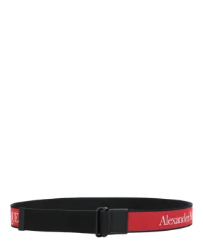 Alexander McQueen Mens Logo Camera Belt