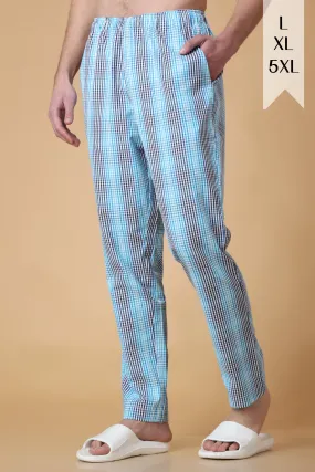 All The Blues Checked Pajama