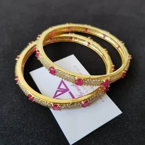 American Diamond Style Bangles  2*6