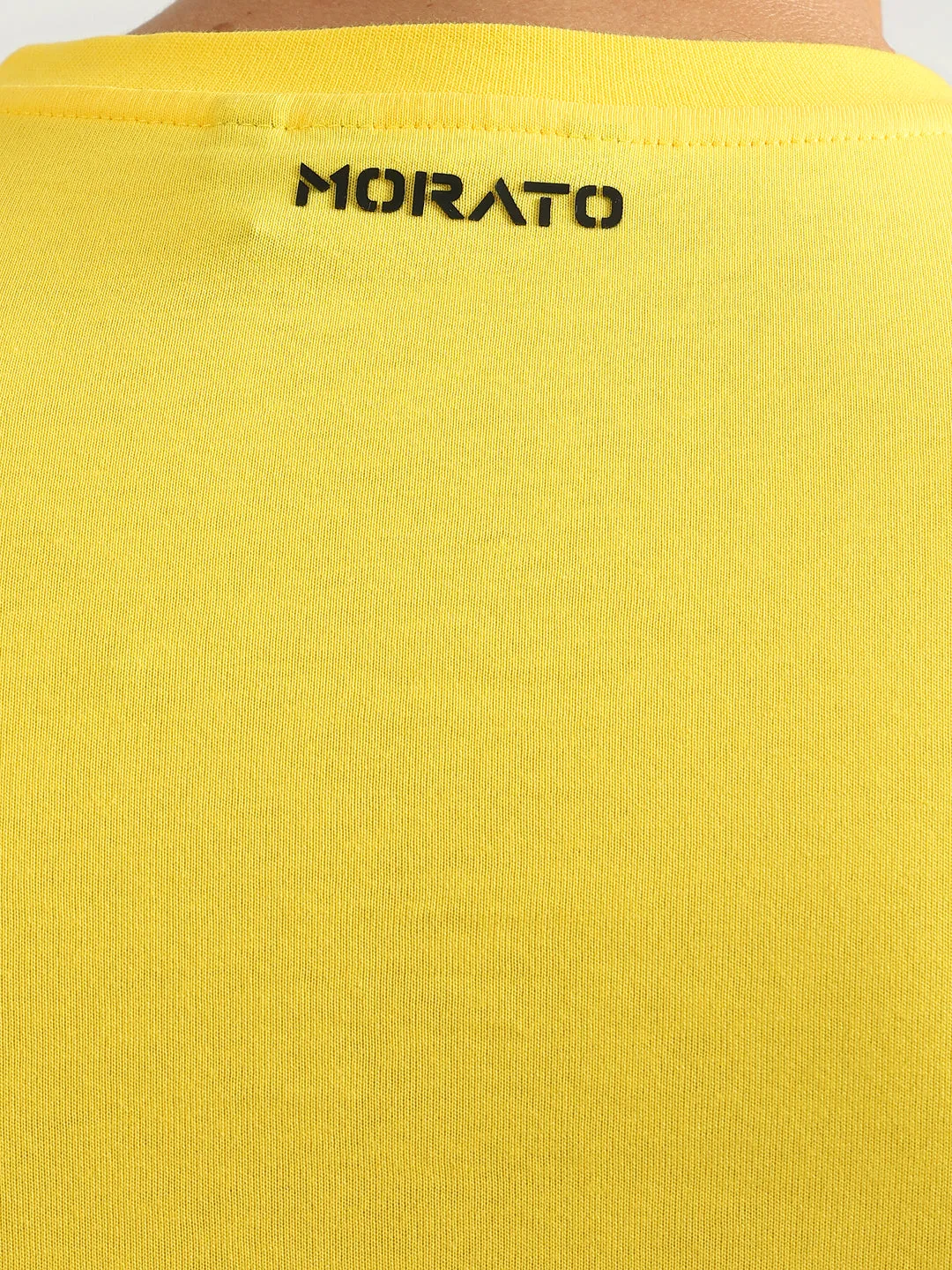 Antony Morato Men Yellow Printed Round Neck Short Sleeves T-Shirt