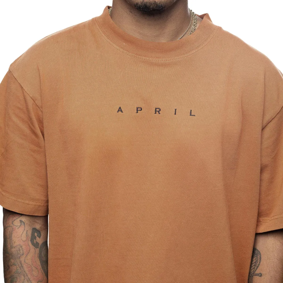 April EMB T-Shirt - Orange