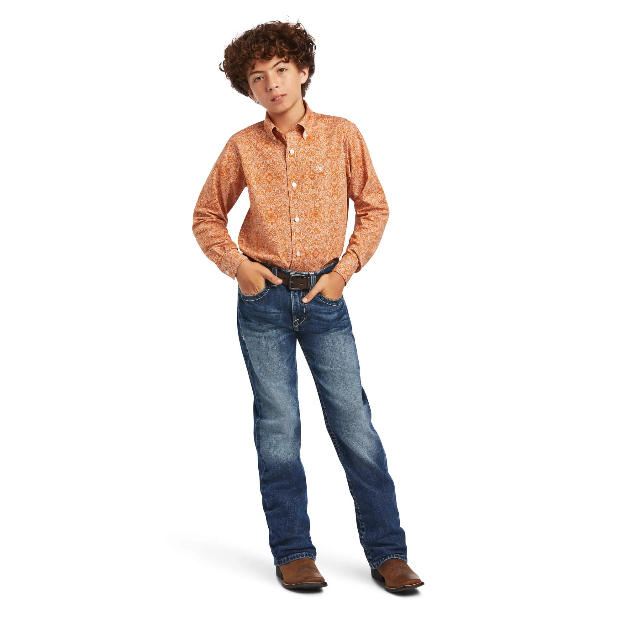 Ariat Boy's Braylon Classic Fit Shirt