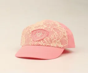 Ariat Infant Lace Pink Ball Cap A300008330