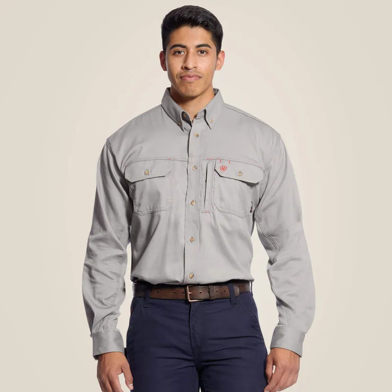 Ariat Mens FR Solid Vent Work Shirt Style 10019063