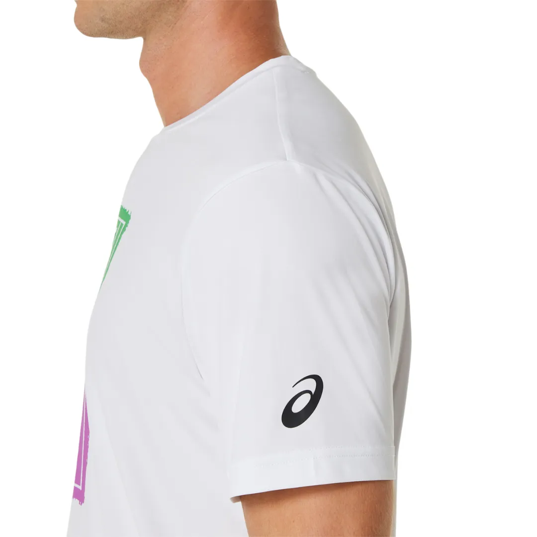 Asics Men Court GS Graphic Tee - Brilliant White