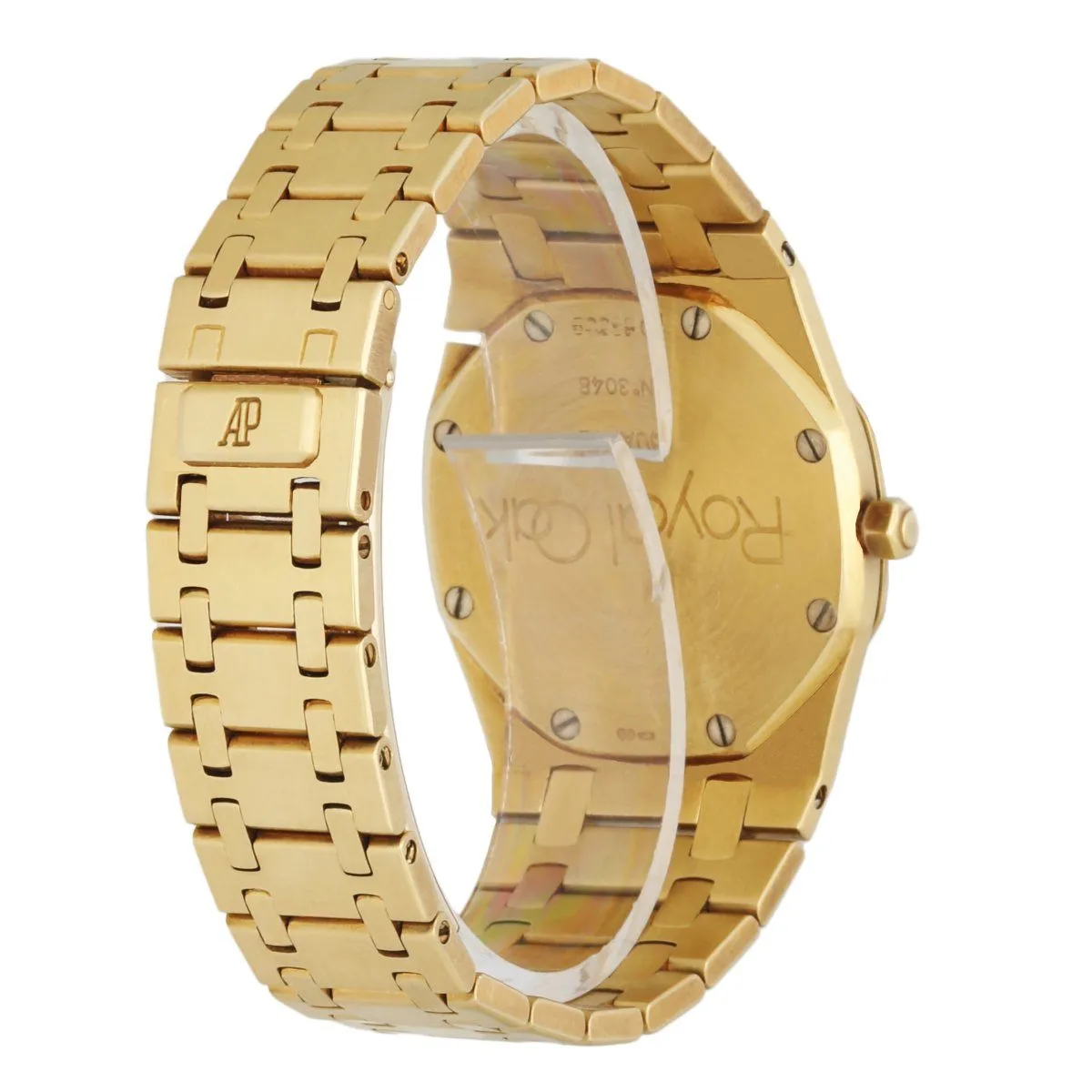 Audemars Piguet Royal Oak 18K Yellow Gold & Diamond Quartz Ladies Watch