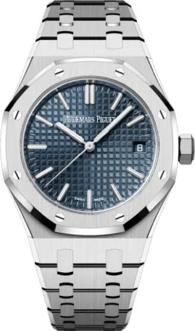 Audemars Piguet Royal Oak 37mm Selfwinding "50th Anniversary"Stainless Steel Blue Dial - 15550ST.OO.1356ST.02