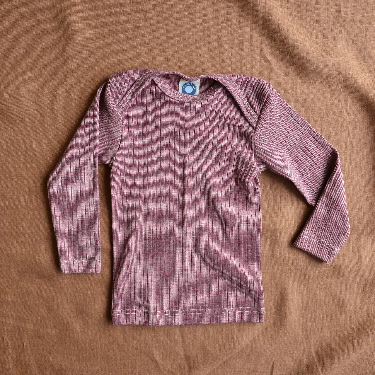 Baby Top Long Sleeve - Organic Cotton/Merino/Silk (0-3y)