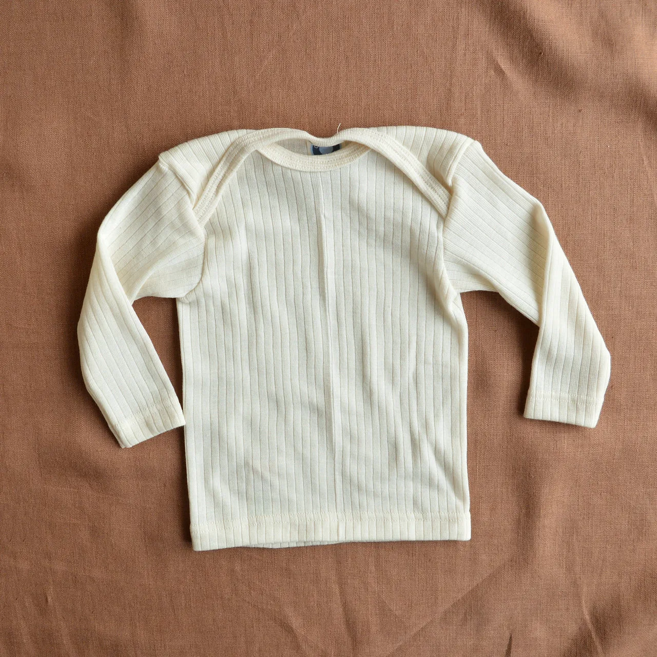 Baby Top Long Sleeve - Organic Cotton/Merino/Silk (0-3y)