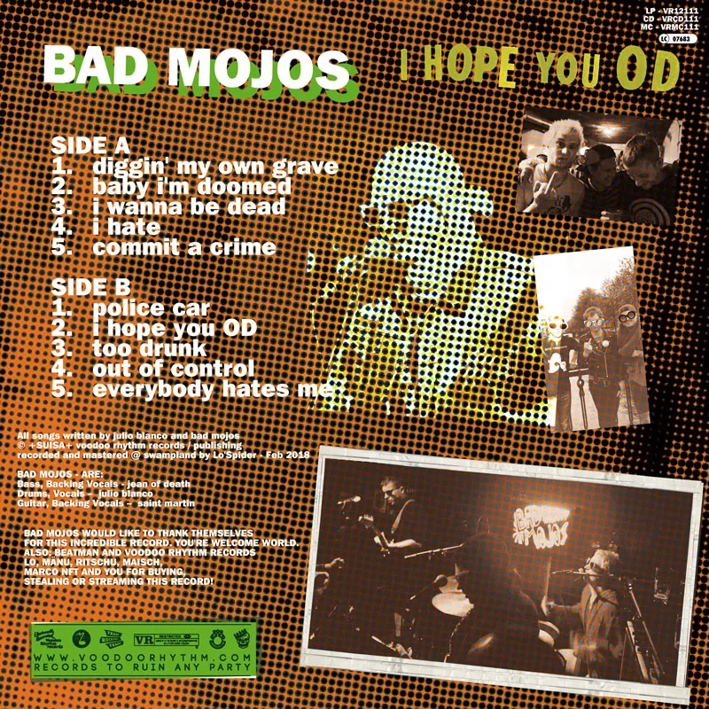 Bad Mojos - i hope you OD (VRCD111/VR12111)