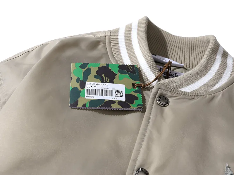 BAPE x Highsnobiety Nylon Varsity Jacket