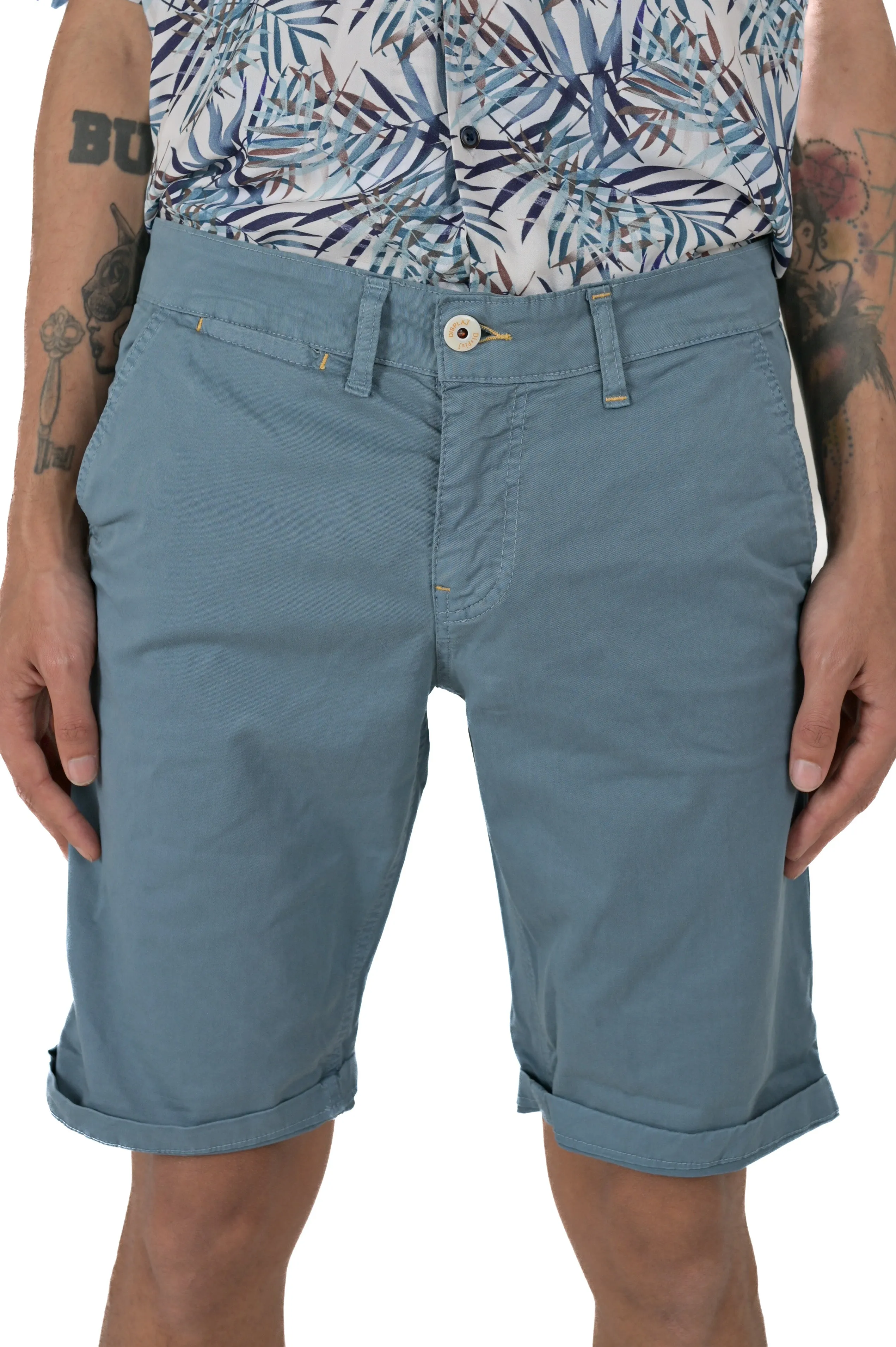 Bermuda in cotone slim Martin Lagoon SS24