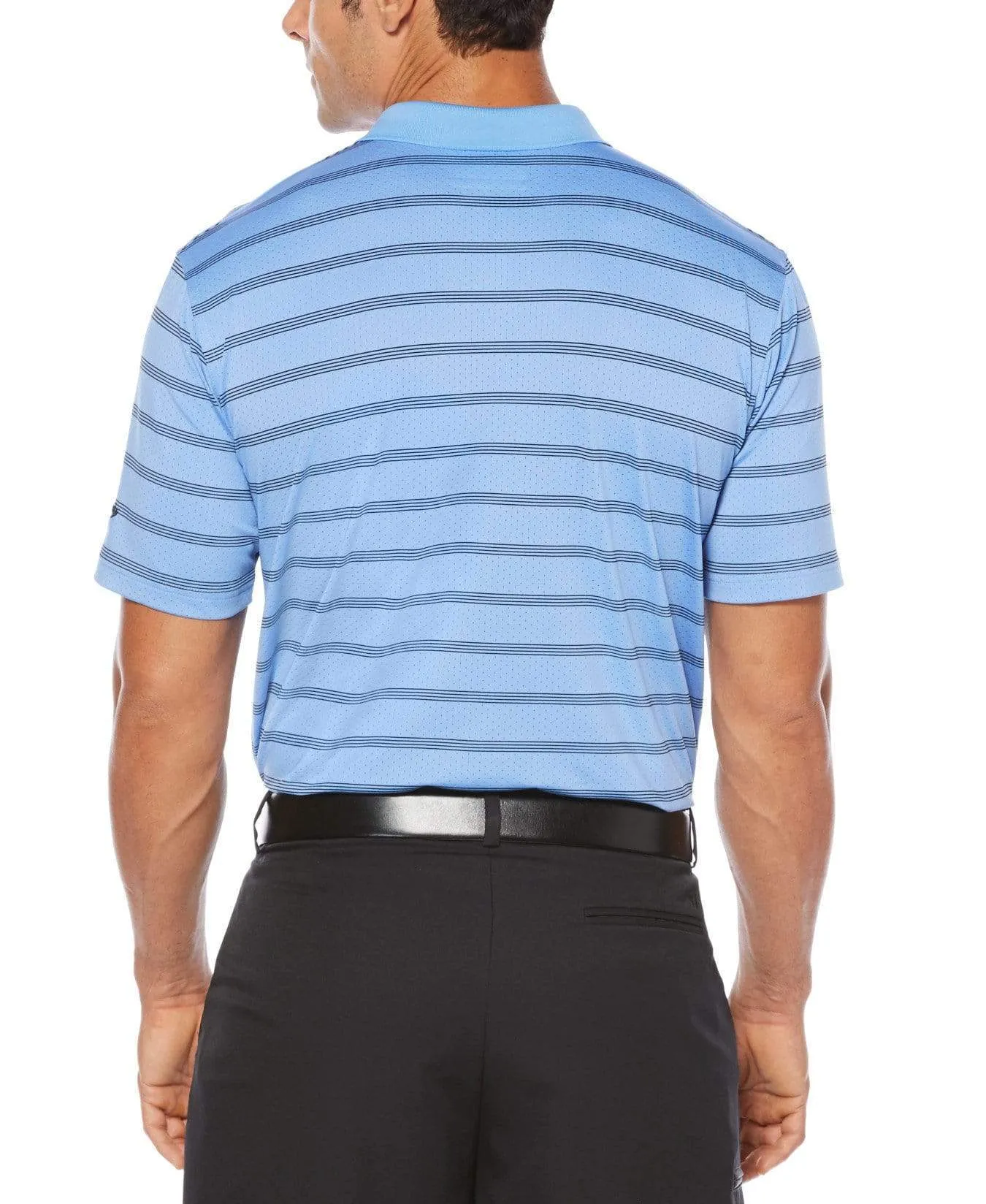 Big & Tall Opti-Dri Striped Polo