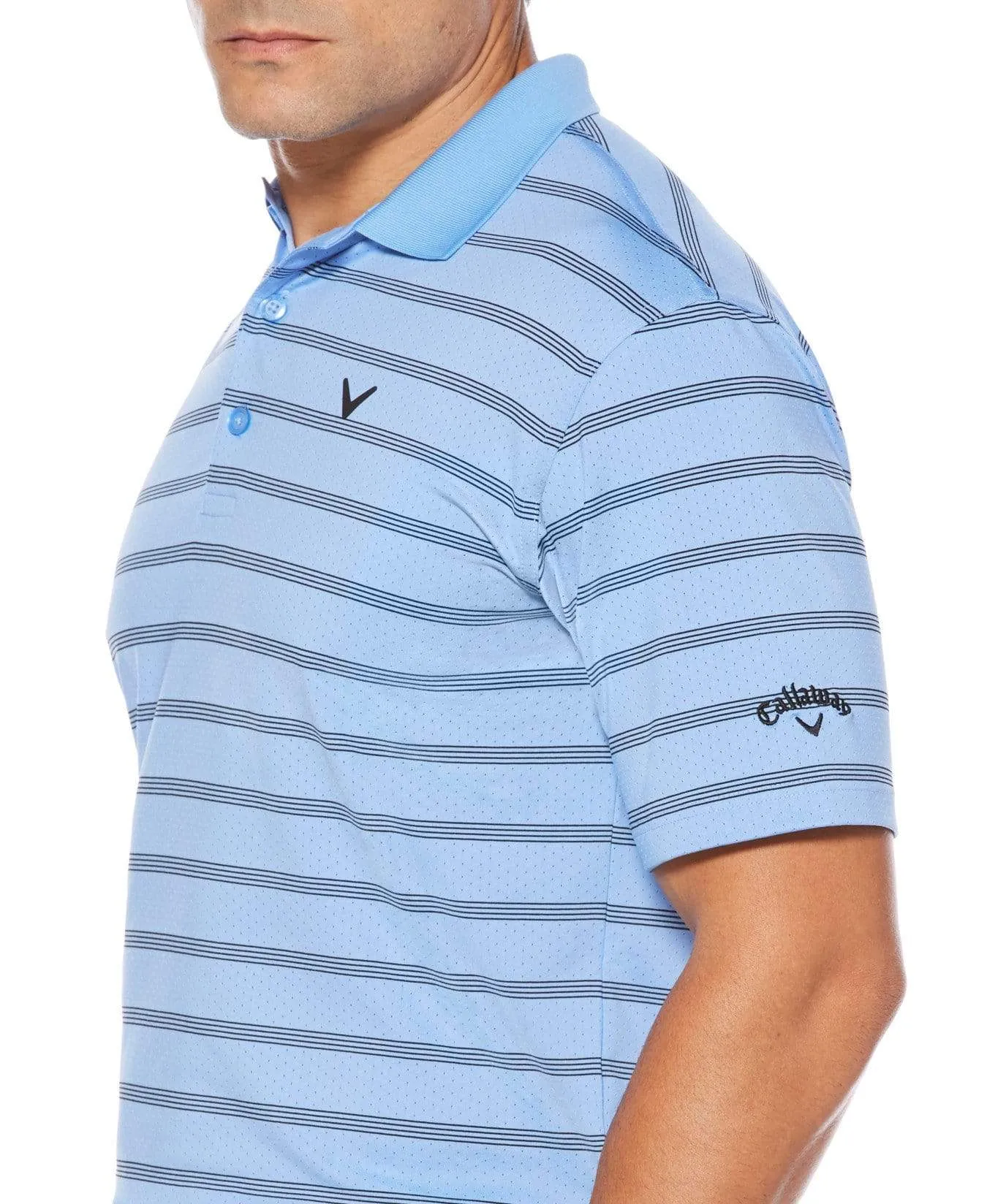 Big & Tall Opti-Dri Striped Polo